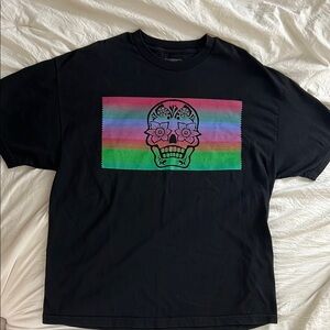 Pendleton Black T-Shirt with Skull Design